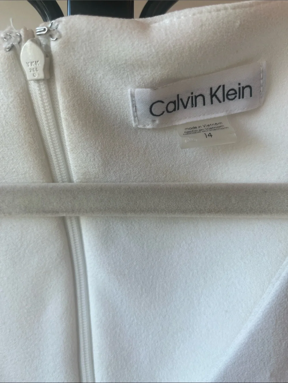 Calvin Klein Off White Jumpsuit Romper